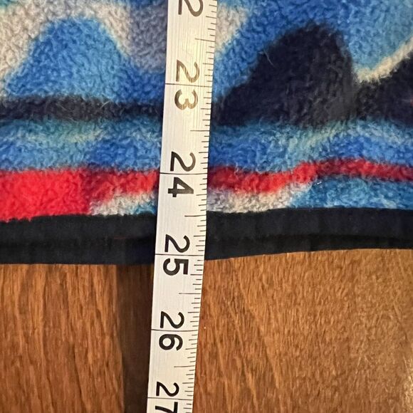 Patagonia Men’s Synchilla Snap-T Fleece Pullover Size X-SMALL Aztec Red/Blue - Picture 7 of 8
